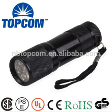 water resistant aluminum alloy 9 led flash light